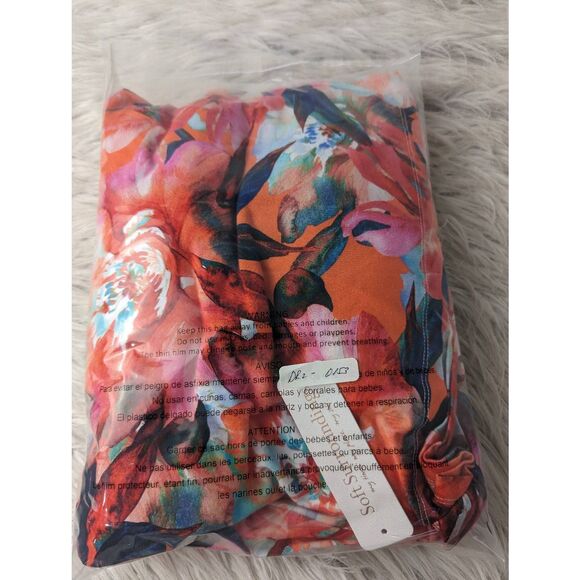 Soft Surrounding Dress Floral Jardin Faux Wrap Maxi‎ 3/4 Sleeve Plus size 3X NWT - Picture 10 of 11